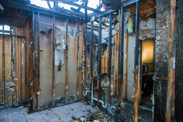 Professional Emergency Fire Cleanup technician working in Tuttle, OK